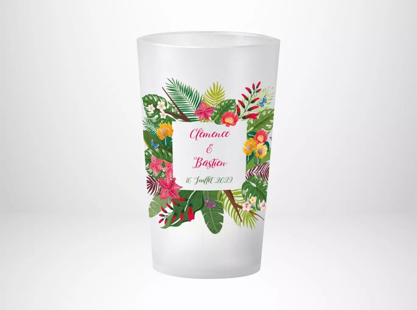 Mariage Cadre Fleurs Tropicales