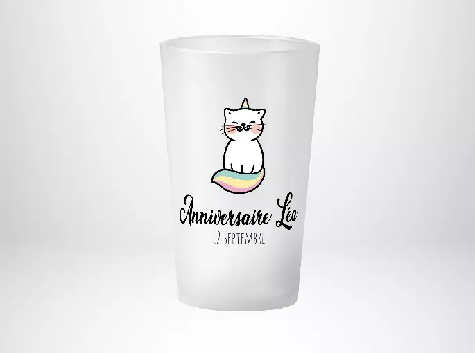 Anniversaire Chat Arc en Ciel