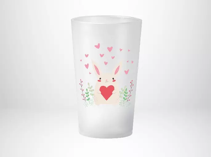 Anniversaire Lapin Rose