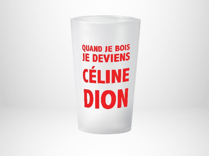 Gobelet Céline Dion