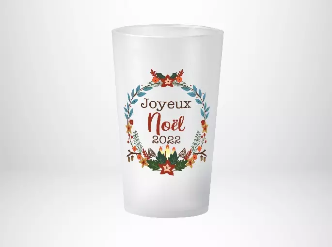 Noël couronne hiver