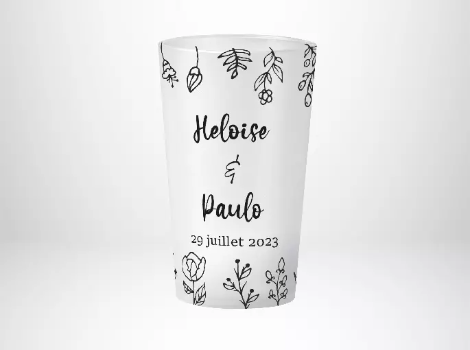 Mariage Sers toi en verre