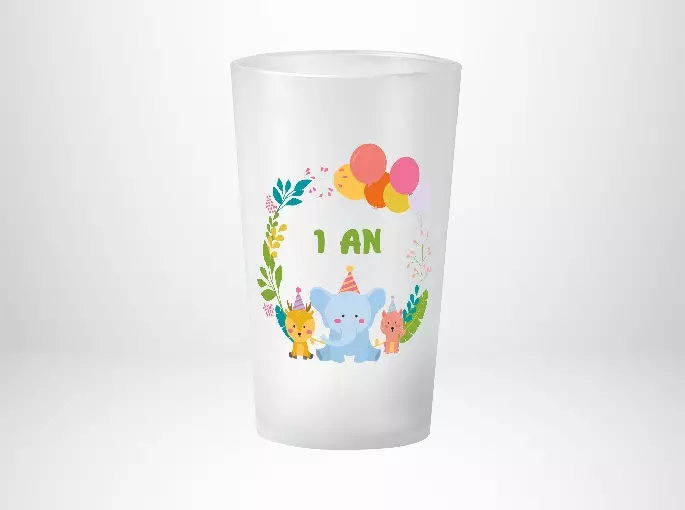 Anniversaire animaux colore