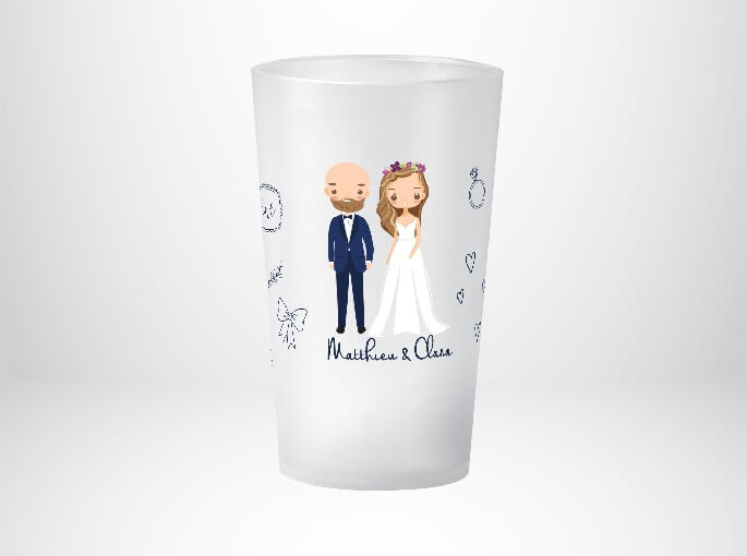 Flûte à champagne en plastique Gobelets réutilisables de Cup Concept - Cup  Concept