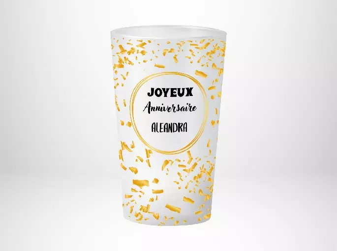 Mariage Confettis Or