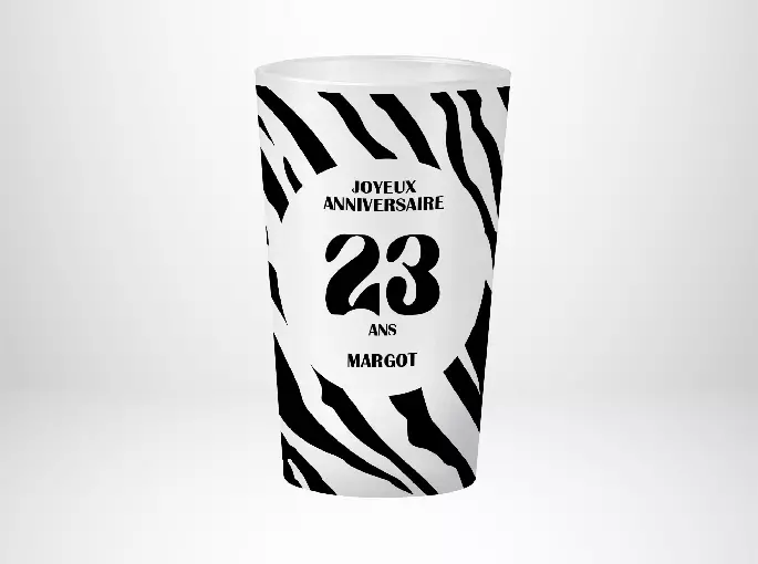 Anniversaire Imprimé Zèbre