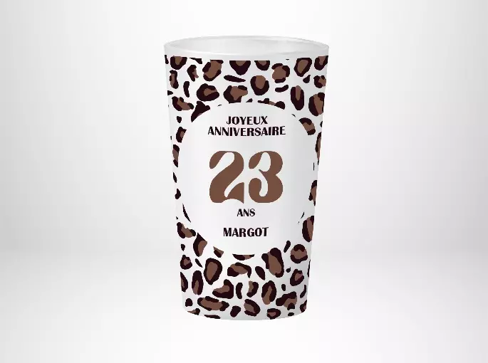 Anniversaire Imprimé Léopard
