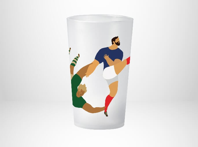 Mug Officiel Rugby France Publicitaire En Céramique