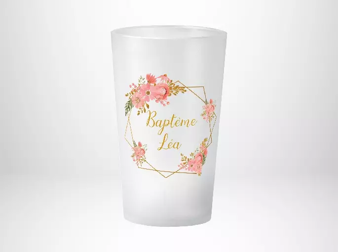 Bapteme Couronne Rose
