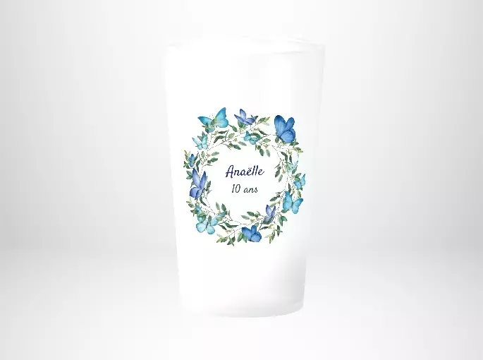 Anniversaire Papillons Aquarelle