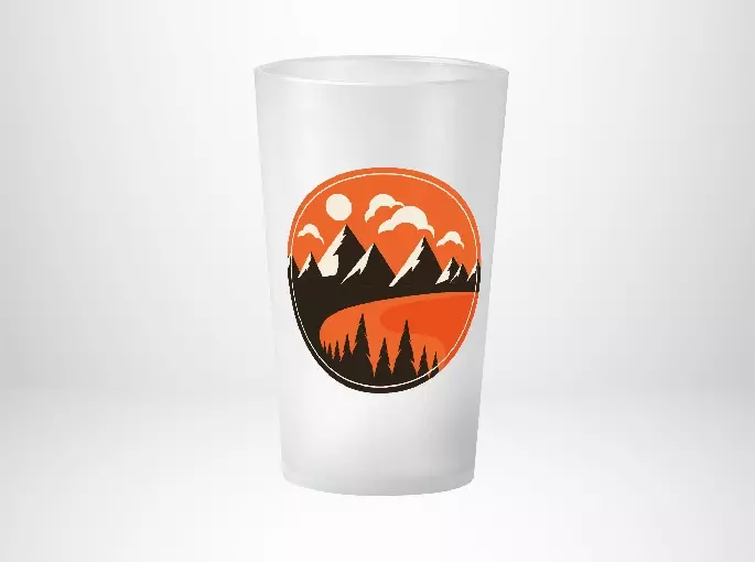 Anniversaire Montagne Orange