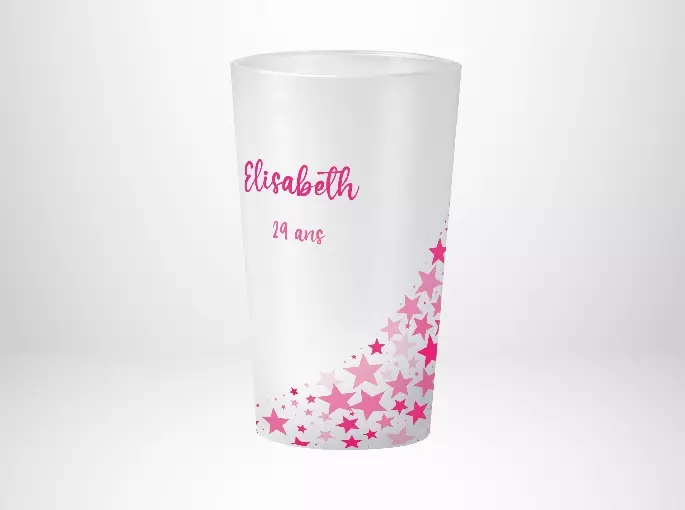 Anniversaire Etoiles Roses