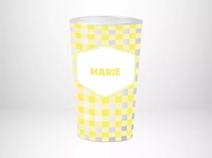 Anniversaire Vichy Jaune