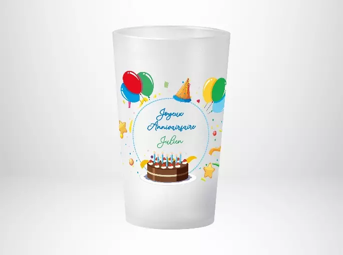 Anniversaire ballons photo bleu
