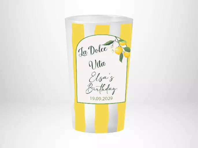 Anniversaire Dolce Vita Jaune