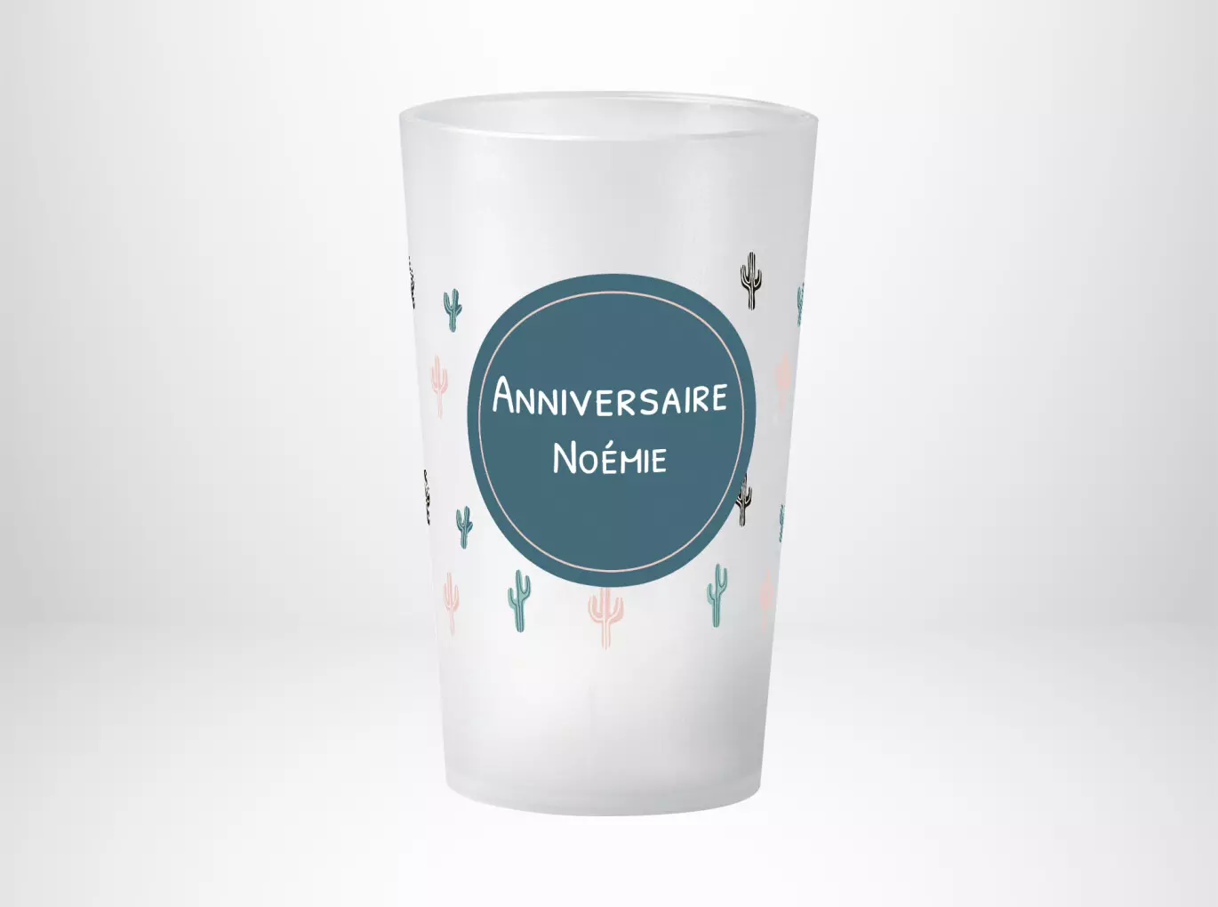 Anniversaire Cactus Rond