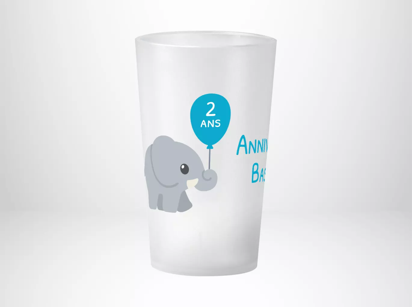 Anniversaire Eléphant Bleu