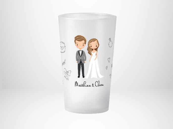 Mariage Illustration Personnages