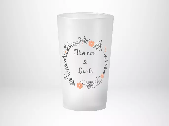 Mariage Couronne de Fleurs Saumon