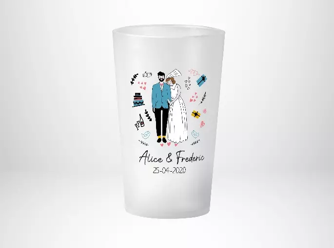 Mariage Personnages Colorés