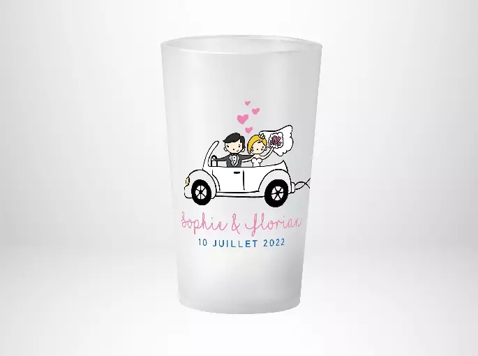 Mariage Voiture Personnages