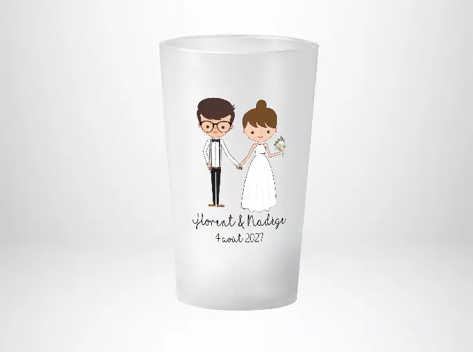 Mariage Personnages Illustration