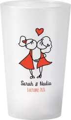 gobelet Mariage Love is Love Personnages