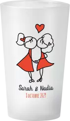 gobelet Mariage Love is Love Personnages