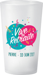 gobelet Vive la Retraite