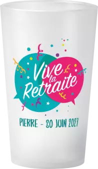 gobelet Vive la Retraite