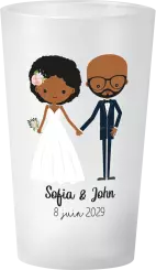 gobelet Mariage Personnages Couple