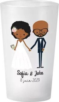gobelet Mariage Personnages Couple