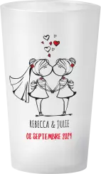 gobelet Mariage Personnages Femmes