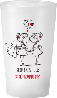 gobelet Mariage Personnages Femmes