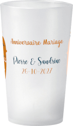 gobelet Mariage Anniversaire Oiseaux