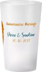 gobelet Mariage Anniversaire Oiseaux