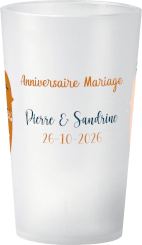 gobelet Anniversaire Mariage Pierre & Sandrine