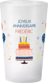 gobelet Anniversaire Ballons Gateau