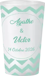 gobelet Mariage Decor Agathe & Victor