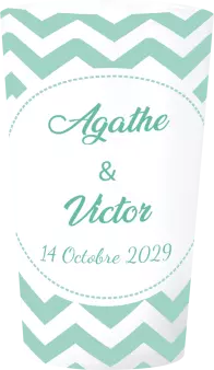 gobelet Mariage Decor Agathe & Victor