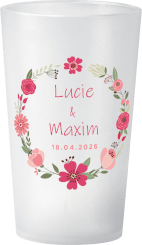 gobelet Mariage-Floral-Lucie & Maxim