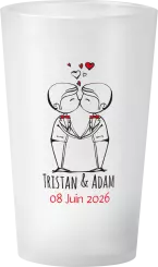 gobelet Mariage Personnages Hommes