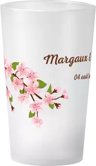 gobelet Mariage Branche de Cerisier