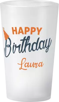 gobelet Anniversaire Orange