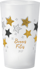 gobelet Noël Etoiles Or