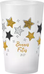 gobelet Noël Etoiles Or