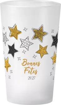 gobelet Noël Etoiles Or