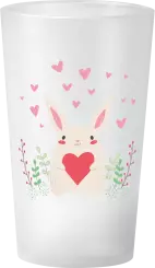 gobelet Anniversaire Lapin Rose