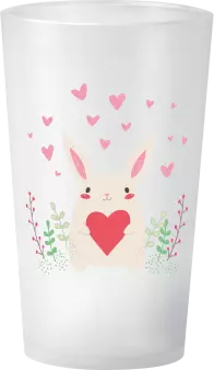 gobelet Anniversaire Lapin Rose