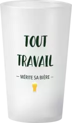 gobelet Bière Travail